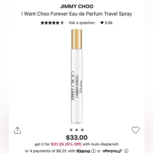 Sat of 2 Jimmy Choo travel sprays - Picture 6 of 7